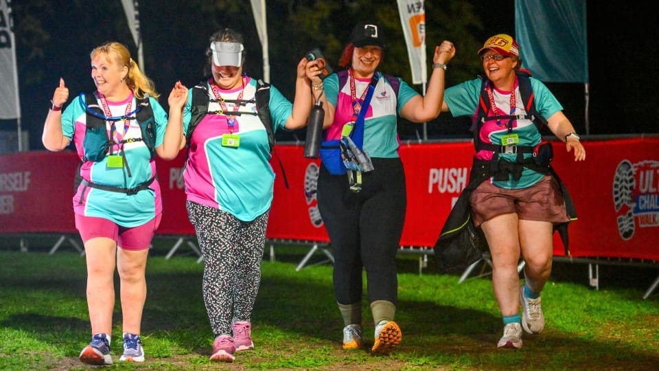 dementia uk supporters completing the thames path challenge
