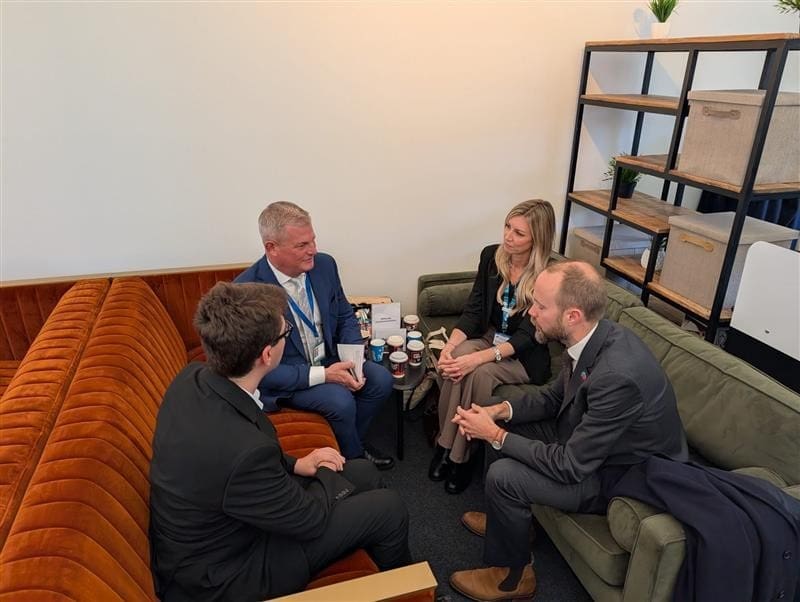 Dementia UK colleagues meeting the Shadow Secretary of State for Health and Social Care, Stuart Andrew