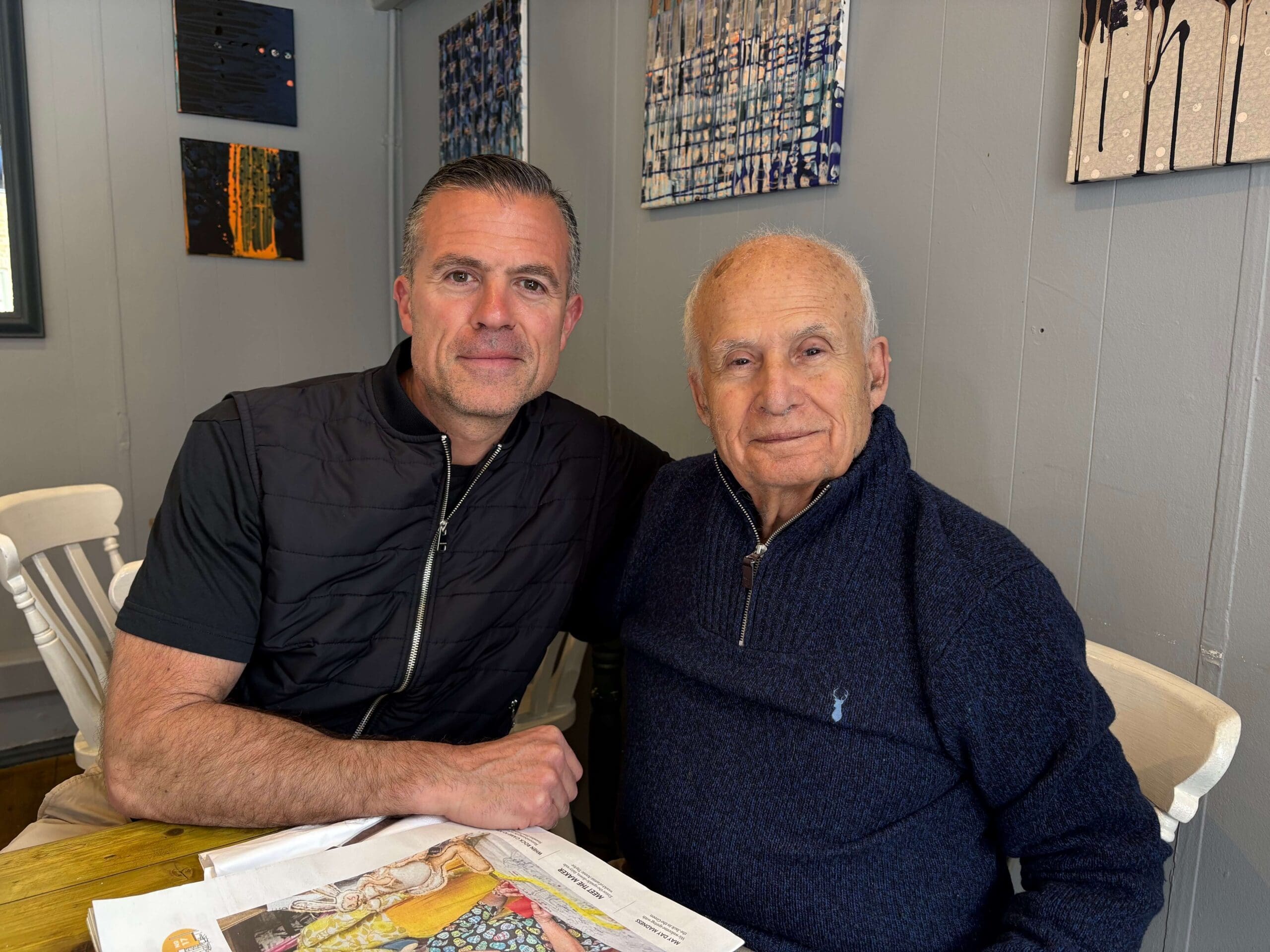 Marc and his dad, who is living with dementia