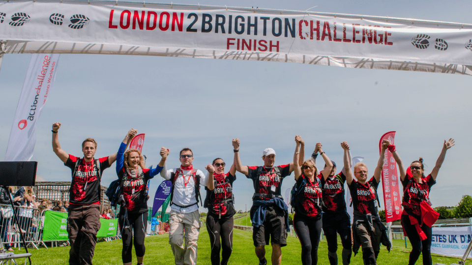 People taking on London to Brighton