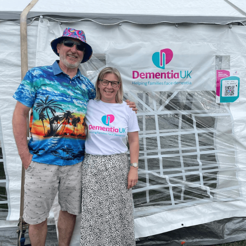 Supporter Zoe and her husband
